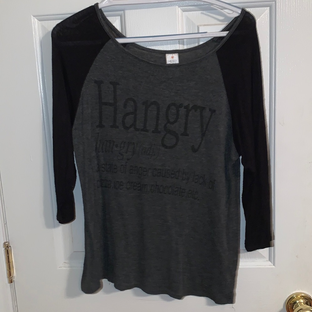 “Hangry” definition shirt